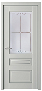 СХЕМА ЦАРГА-2 ПО Vinyl Эрмитаж-2 ЛЕВОЕ 700 платина стекло мателюкс с алмазной гравировкой "Галерея" 