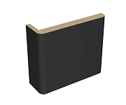 Наличник плоский телескопический Vinyl 24х70х2150 черный 