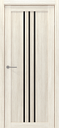 ПО Эко-шпон Франкфурт 600 белый кипарис стекло черное 
